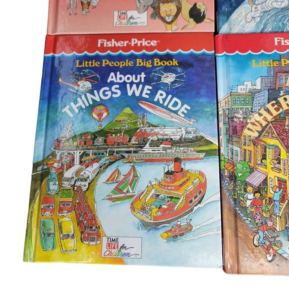 Fisher price little people About books. Set of 5 dinosaurs, space, cars, live, - Picture 8 of 8